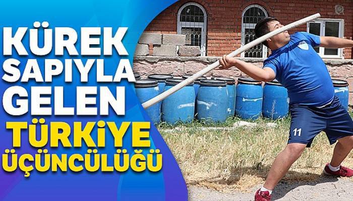 Kürek sapıyla gelen Türkiye üçüncülüğü!