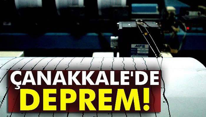 Çanakkale'de deprem