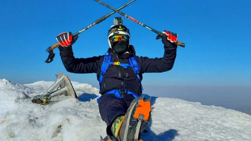 Çanakkaleli sporcudan gurur: 5137 metre ile Türkiye’nin zirvesinde!
