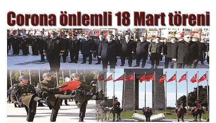 18 MART TÖRENİ SADE KISA BİR TÖREN İLE GERÇEKLEŞTİRİLDİ