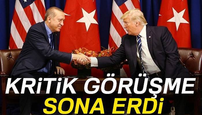 Erdoğan-Trump görüşmesi sona erdi