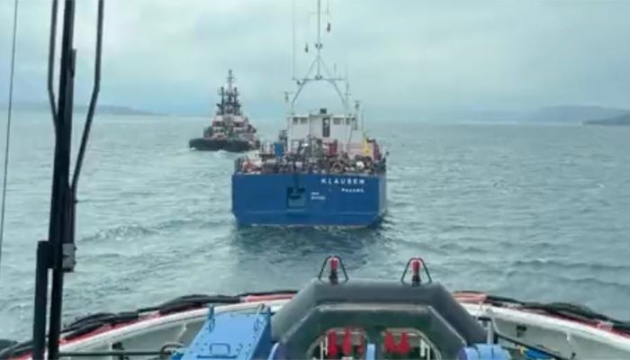 Çanakkale Boğazı’nda gemi arızası (video)
