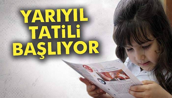  Yarıyıl tatili yarın başlıyor