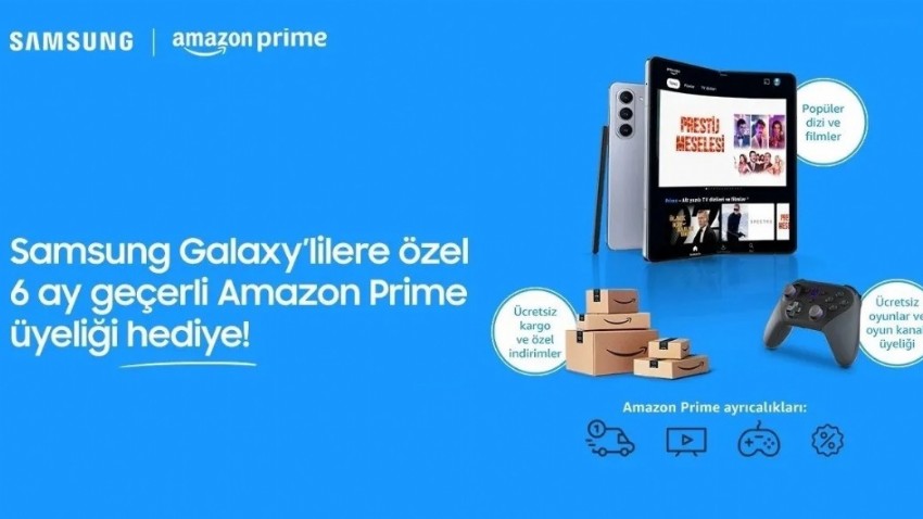 Samsung herkese 6 aylık bedava Amazon Prime veriyor
