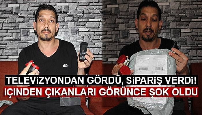Dolandırıldığı değil, gönderilen krem zoruna gitti