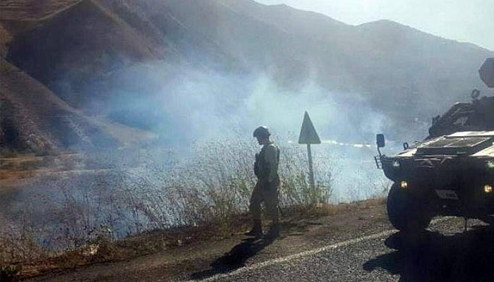 Hakkari-Van karayolunda alarm