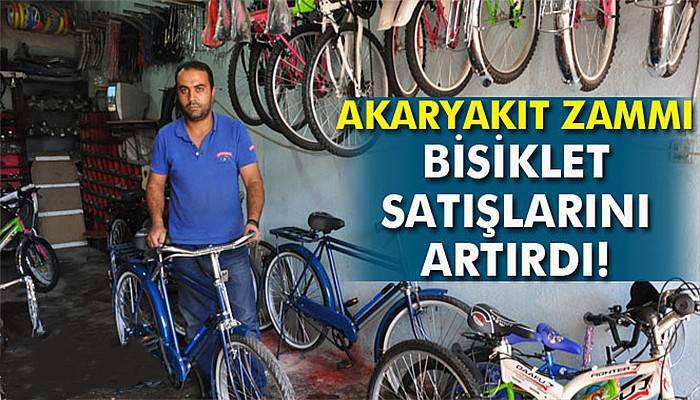 Akaryakıt zammı bisiklet satışlarını artırdı
