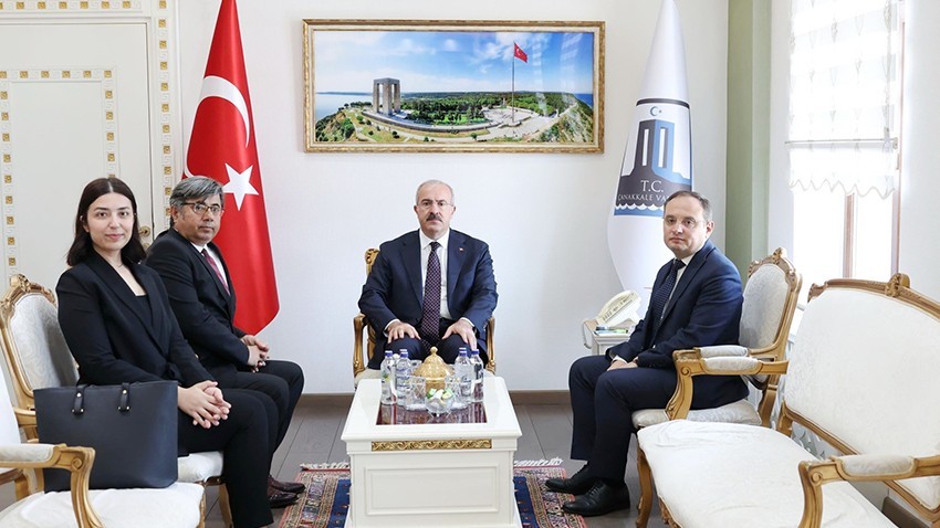 SGK Heyetinden Vali Toraman’a Sosyal Güvenlik Haftası Ziyareti