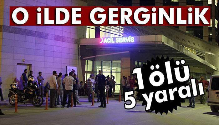 Bıçaklı kavgada kan aktı: 1 ölü, 5 yaralı