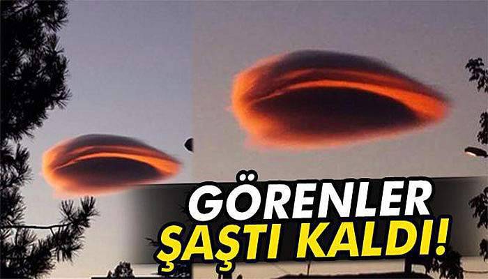 Tunceli'de görenleri şaşırtan bulut