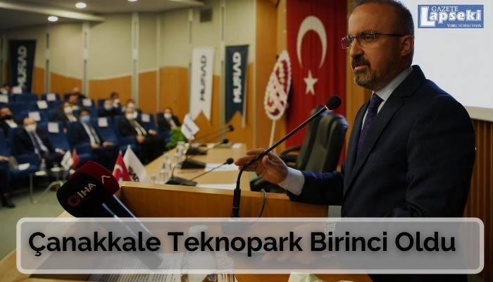 Çanakkale Teknopark Birinci Oldu