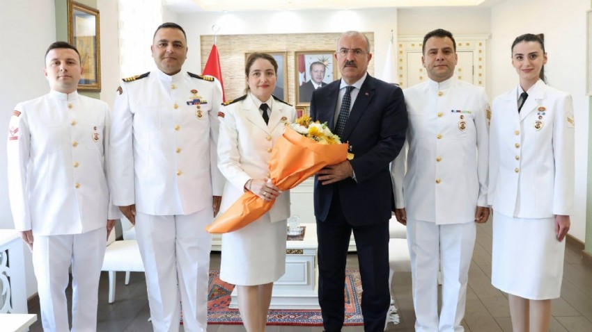 Sahil Güvenlik Komutanlığından Vali Toraman'a 44. Yıl Ziyareti
