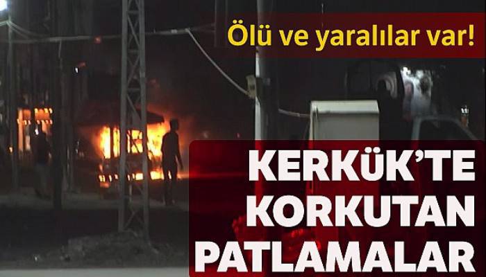 Kerkük'te ardı ardında 6 patlama: Çok sayıda ölü ve yaralı var