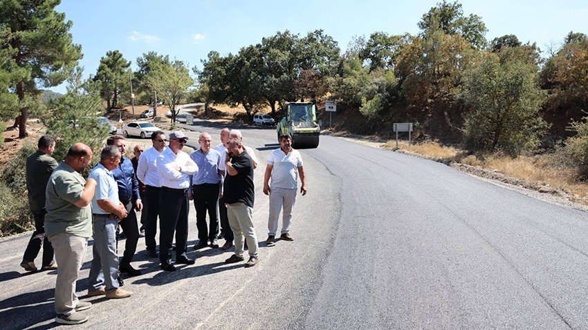 Köy yolları yapılıyor