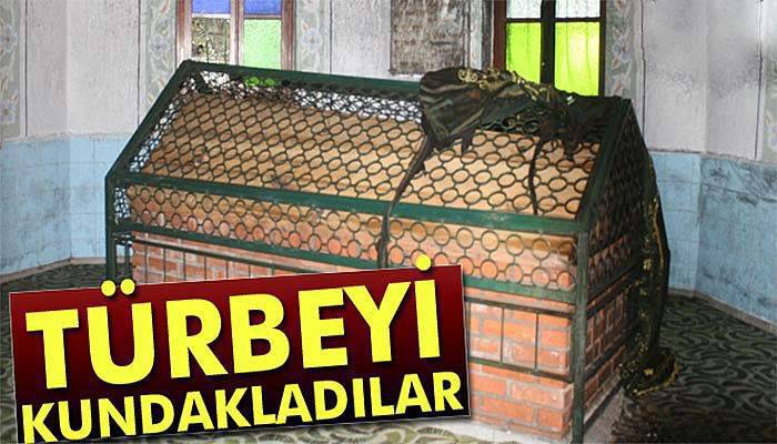 Marmaris’te türbe kundaklandı