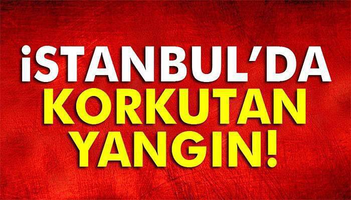İstanbul'da korkutan yangın
