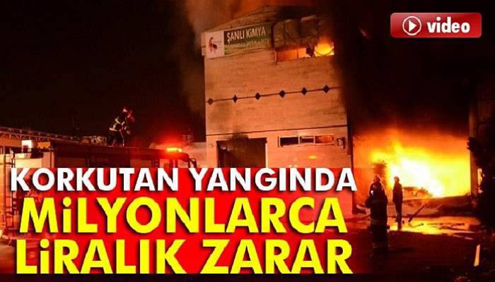 Batman’da fabrika yangını korkuya neden oldu