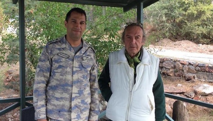 KIBRIS GAZİSİ ÖNDER'DEN, AYVACIK GARNİZON KOMUTANI ŞAHİN'E ZİYARET