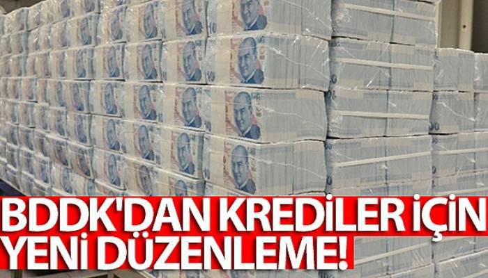 BDDK'dan kredi düzenlemesi