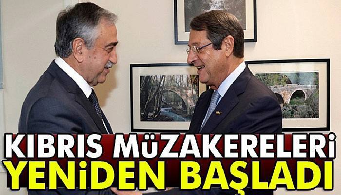  Kıbrıs müzakereleri yeniden başladı