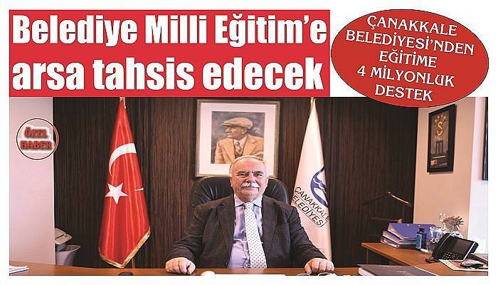 Belediye Milli Eğitim’e arsa tahsis edecek  