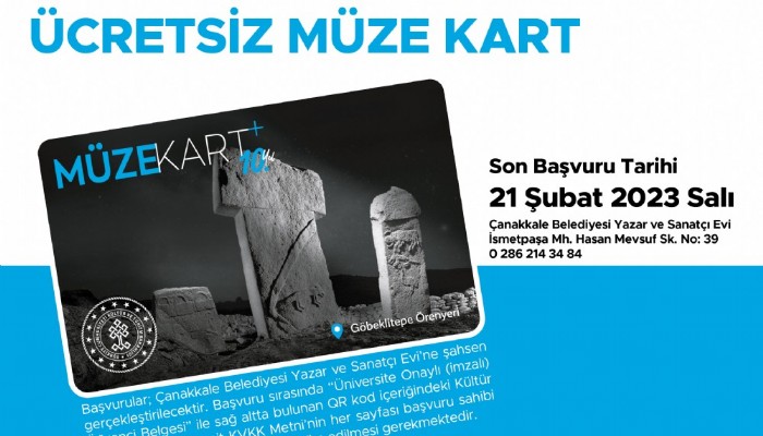 Çanakkale Belediyesinden Üniversitelilere Ücretsiz Müze Kart