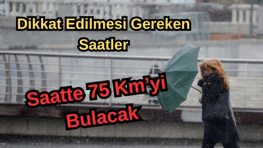 Çanakkaleliler dikkat! Meteoroloji saat verdi