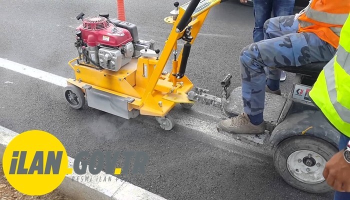 YOL ÇİZGİ SİLME MAKİNESİ ALINACAK