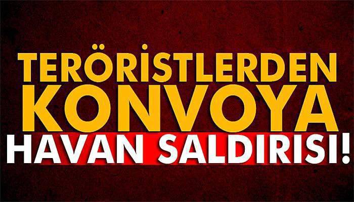 Sivil vatandaşların konvoyuna havan saldırısı