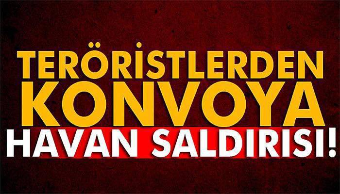 Sivil vatandaşların konvoyuna havan saldırısı