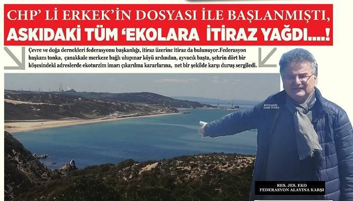 CHP’ li erkek’ in dosyası ile başlanmıştı, ASKIDAKİ tüm ‘EKOlara  İTİRAZ YAĞDI….!