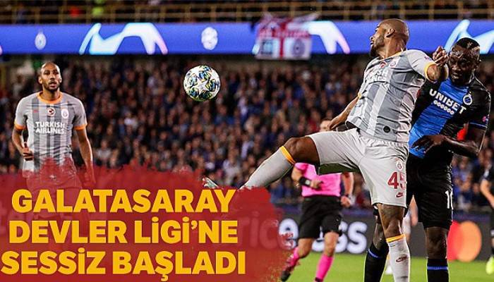 Galatasaray Devler Ligi'ne bir puanla başladı