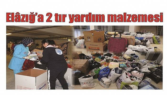 Bigalılar Elâzığ’a 2 tır yardım malzemesi gönderiyor