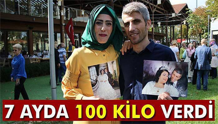 7 ayda 100 kilo verdi