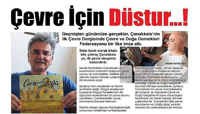 Çanakkale’nin En Kapsamlı Çevre Dergisi Çıktı