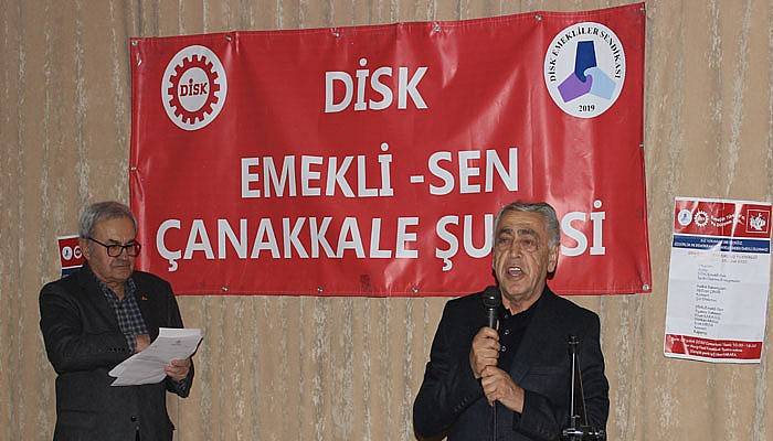 DİSK Emekli Sen Çanakkale Şubesi dayanışma yemeğinde buluştu