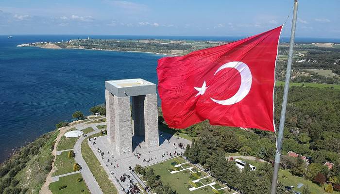 Çanakkale'de tören alanları hazırlanıyor (VİDEO)