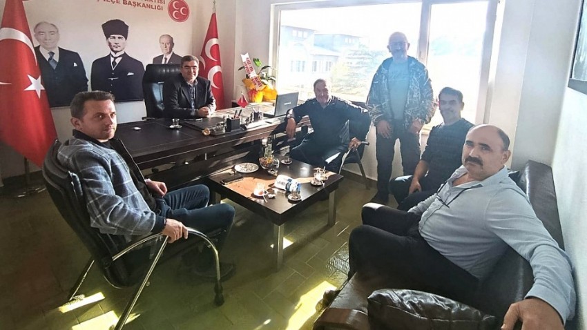 MHP Bayramiç ilçe başkanlığına ziyaret