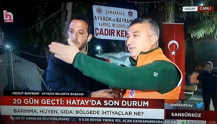 Ayvacık BelediyeBaşkanı Mesut Bayram Halk TV yayınına katıldı