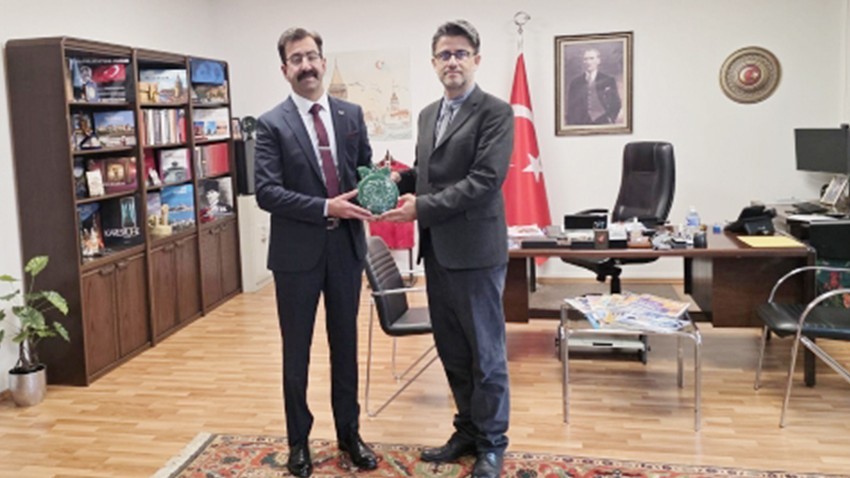 ÇOMÜ, Karlsruhe Başkonsolosu Sayın Mahmut Niyazi Sezgin’i Ziyaret Etti