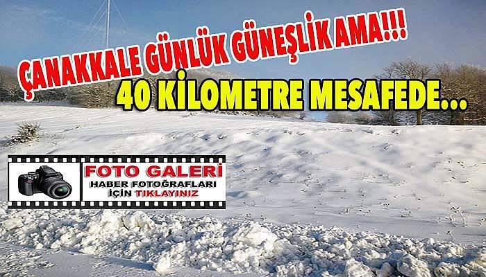 Kar kalınlığı 30 santimetre