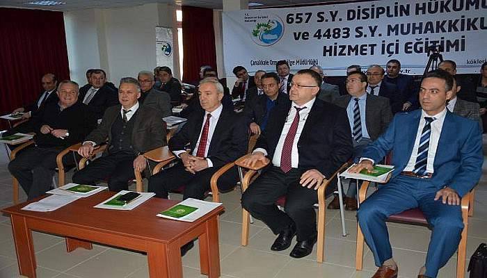 ÇOMÜ’de Disiplin Hükümleri ve Muhakkiklik Hizmet İçi Eğitimi Eğitim Semineri Yapıldı