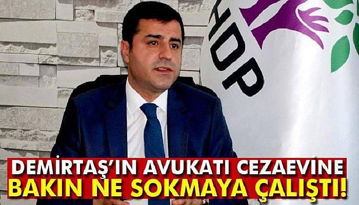 Demirtaş ile görüşmeye giden avukatın üzerinden cep telefonu çıktı