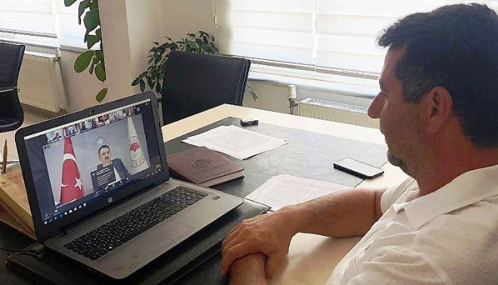 ERGÜN, TELEKONFERANS İLE BAKAN PAKDEMİRLİ İLE GÖRÜŞTÜ
