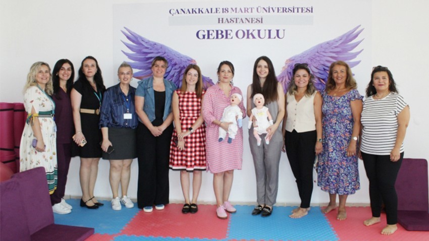 ÇOMÜ Hastanesinde Gebe Okulu Açıldı