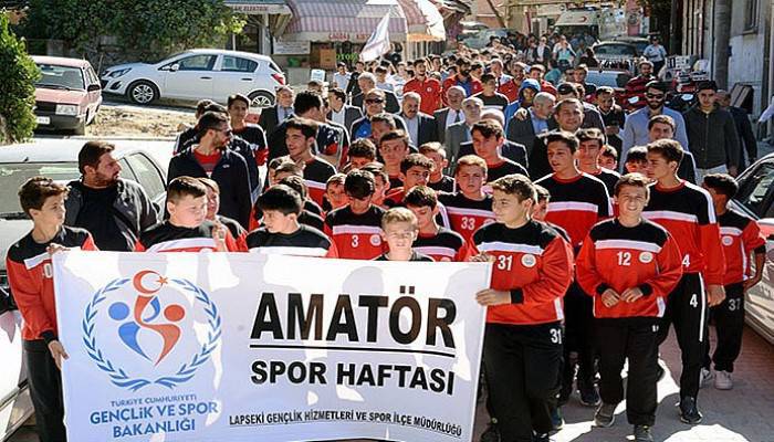 Lapseki'de Amatör Spor Haftası Etkinlikleri (VİDEO)