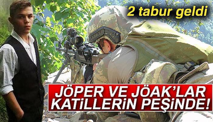 JÖPER ve JÖAK’lar Maçka kırsalında Eren’in katillerini arıyor