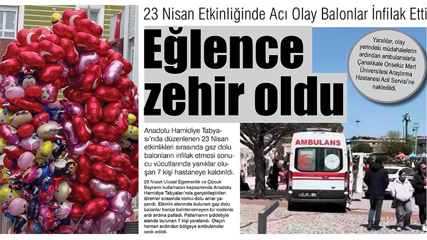 Eğlence Zehir Oldu
