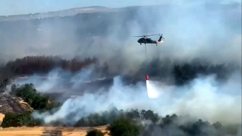 MSB’den Çanakkale'ye 5 helikopter desteği (VİDEO)