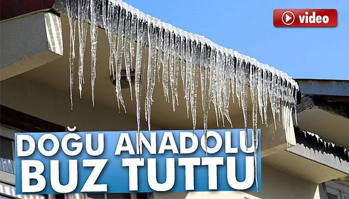 Doğu Anadolu buz tuttu